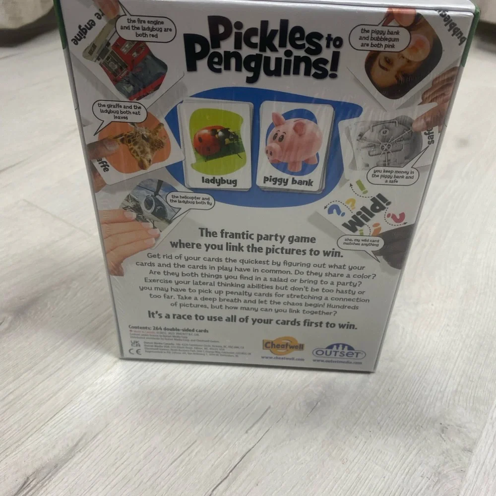 Pickles to Penguins Quick-Thinking Party Game